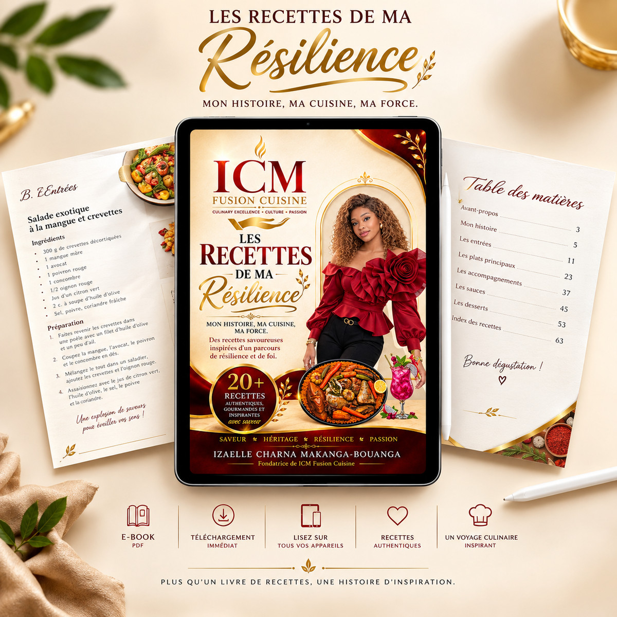 Les Recettes de ma Résilience — Volume 1 | E-book