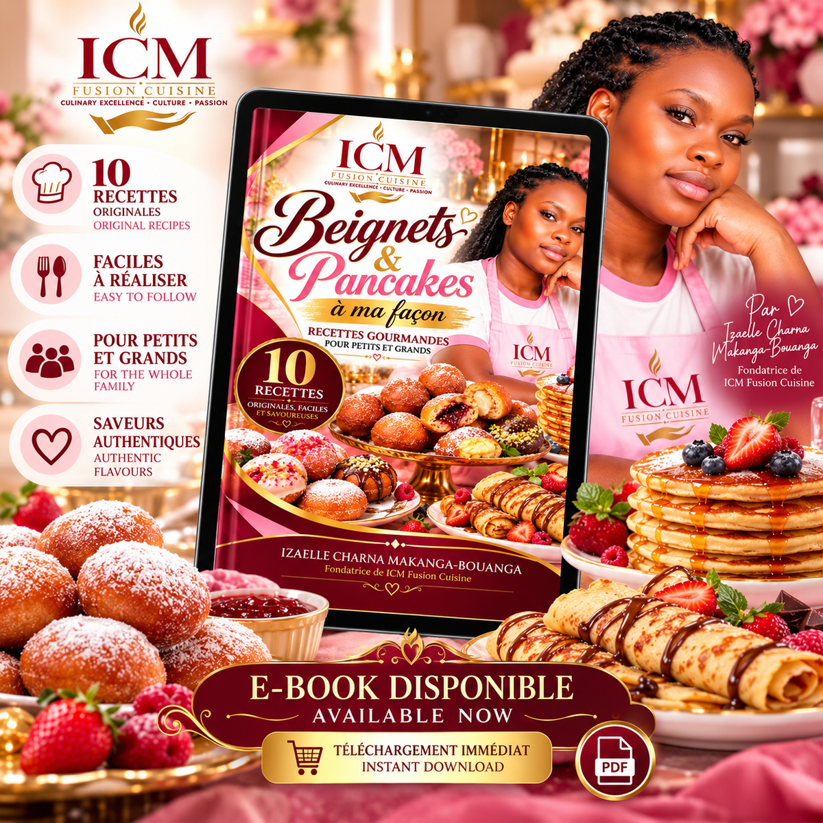 Beignets & Pancakes à ma façon | E-book PDF – 10 recette