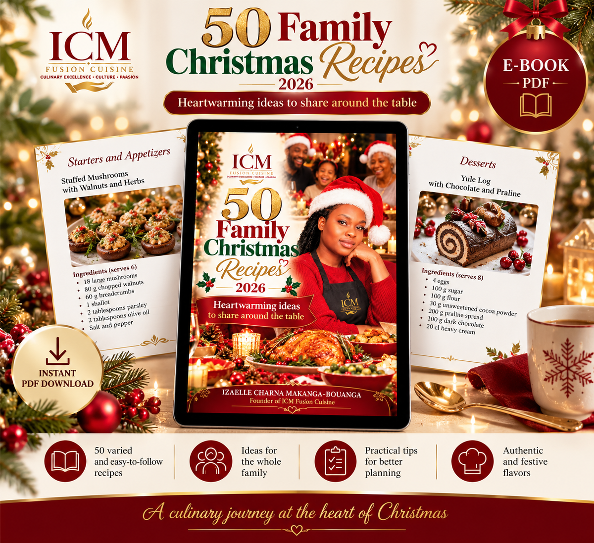 50 Family Christmas Recipes 2026 — E-book PDF