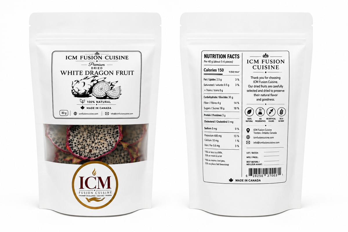 ICM  Premium Dried White Dragon Fruit