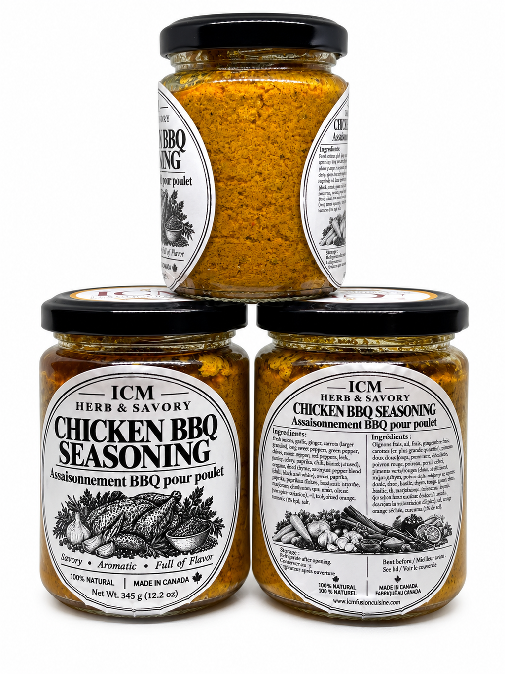 ICM Herb & Savory Chicken BBQ Seasoning 345g