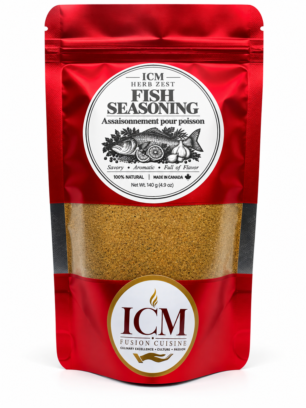 ICM Herb Zest /Fish Seasoning  140g