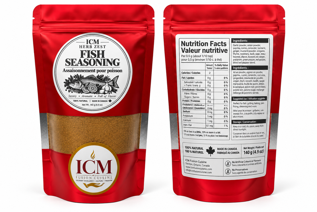 ICM Herb Zest /Fish Seasoning  140g