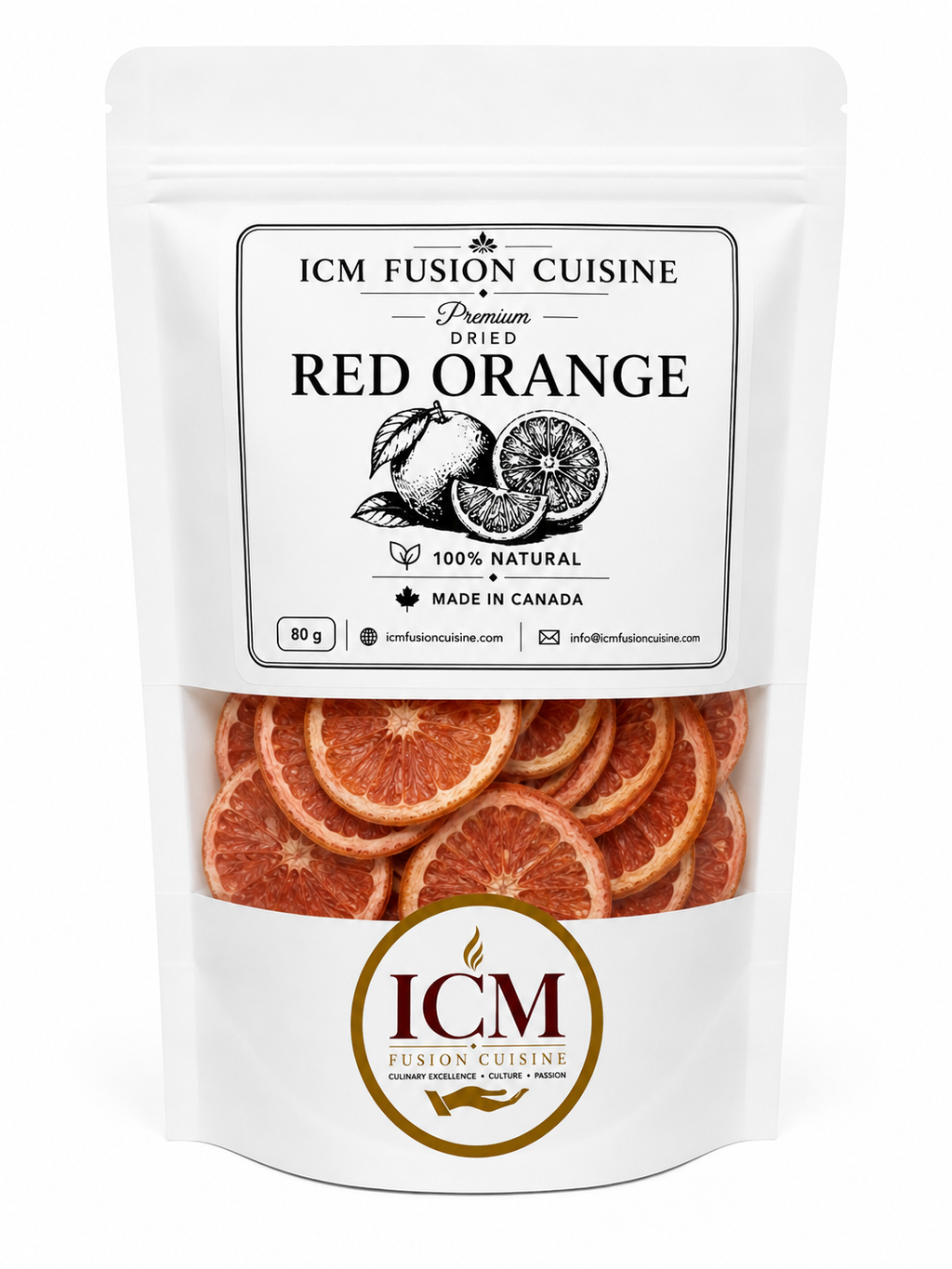 ICM Premium Dried Red Orange