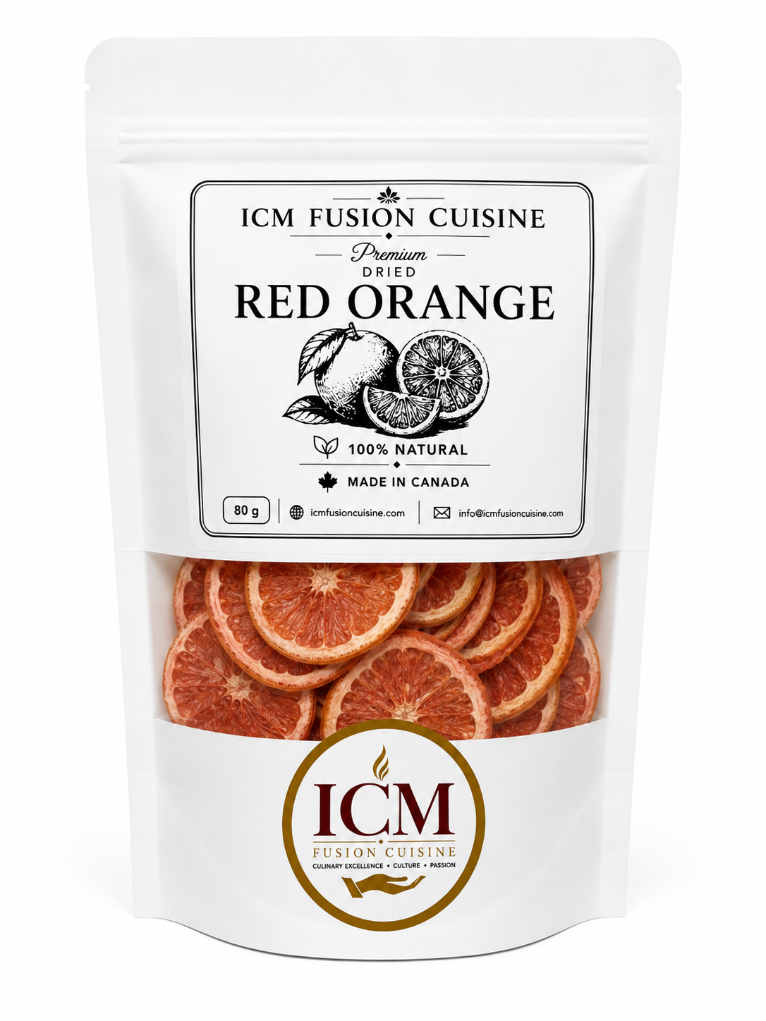 ICM Premium Dried Red Orange