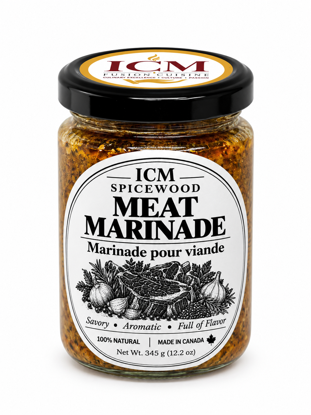 ICM Spice wood /Meat Marinade 345g
