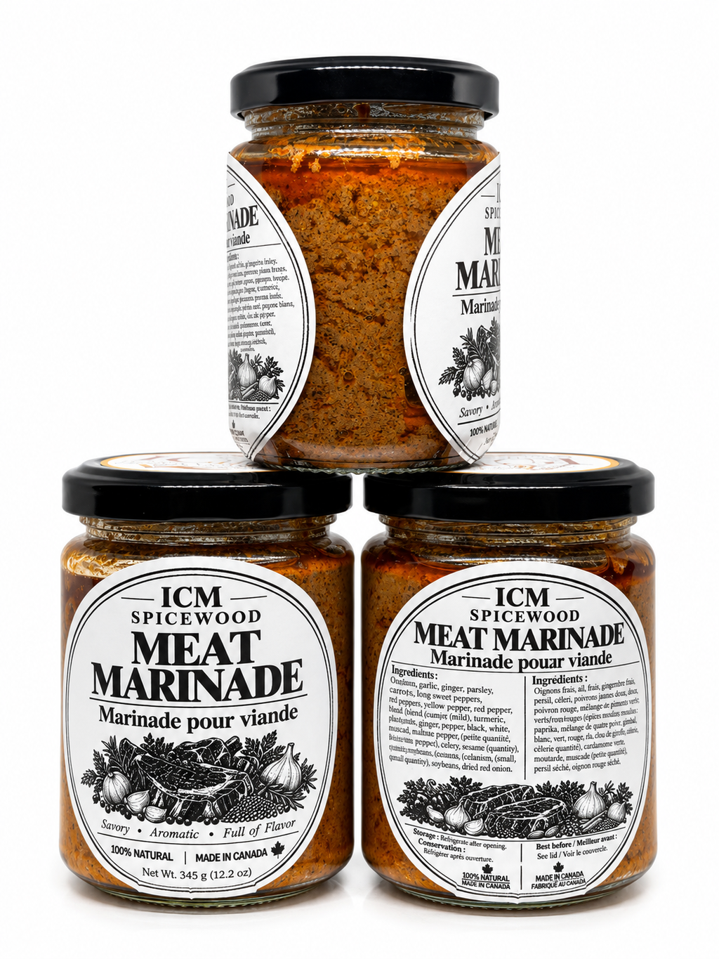 ICM Spice wood /Meat Marinade 345g