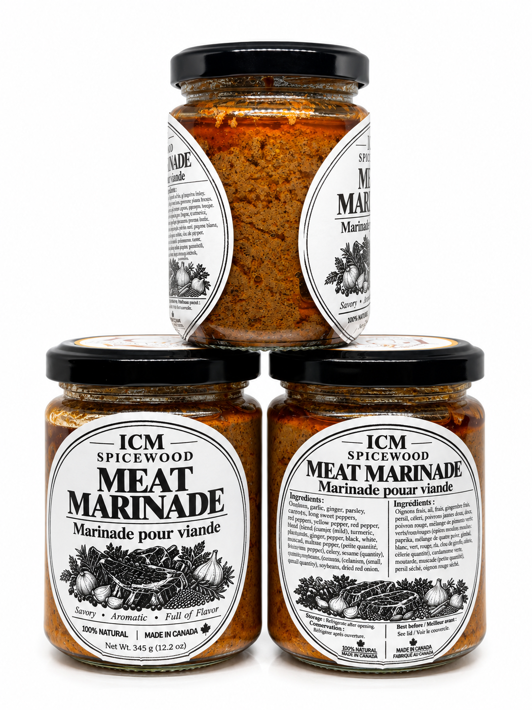 ICM Spice wood /Meat Marinade 345g