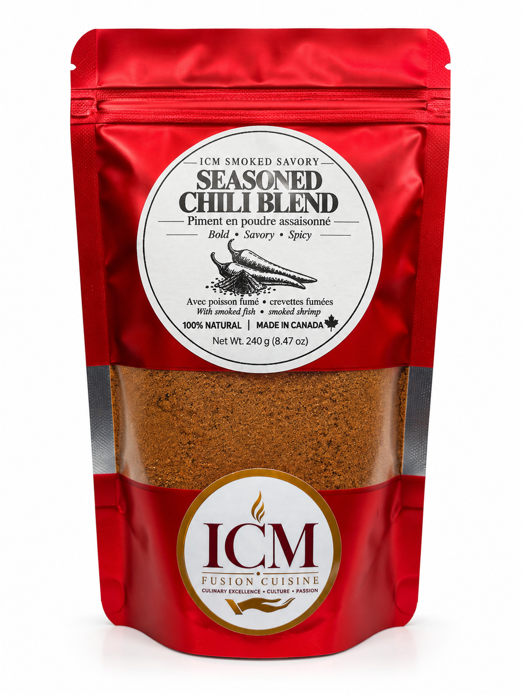 ICM Smoked Savory /Seasoned Chili Blend 240g